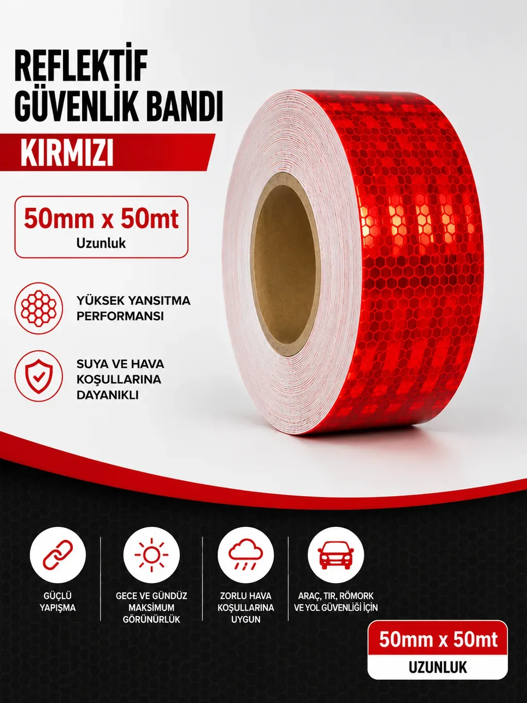 Reflektif Bantlarla Gece Görünürlüğünü Artırın