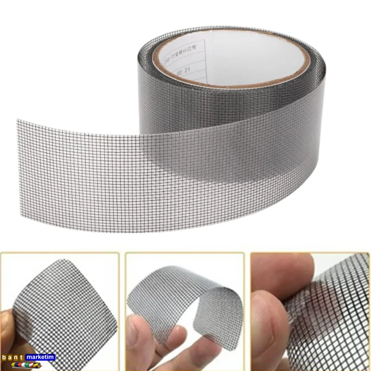 Sineklik Tamir Bandı 50mm x 2m Kendinden Yapışkanlı Yama Bandı Delik ve Yırtık Onarım