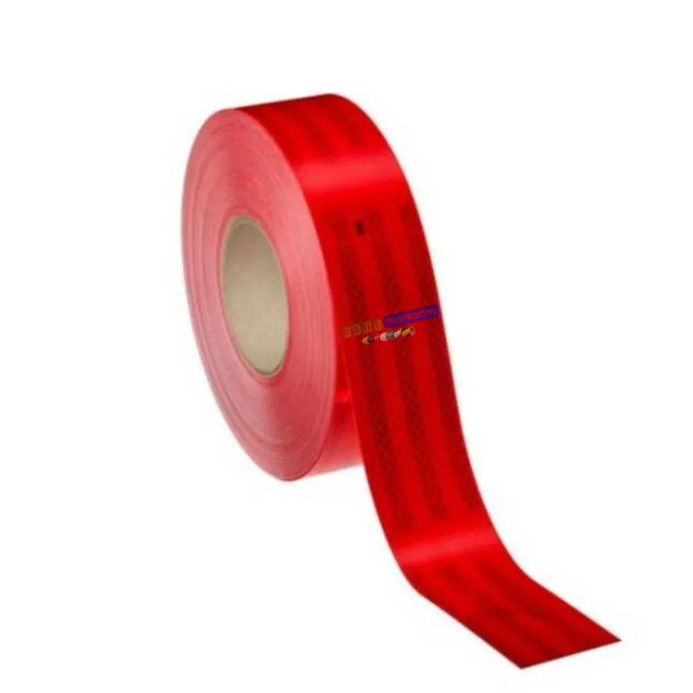 3M 983 Kırmızı Petekli Reflektif Şerit Bant 55 mm x 50 mt
