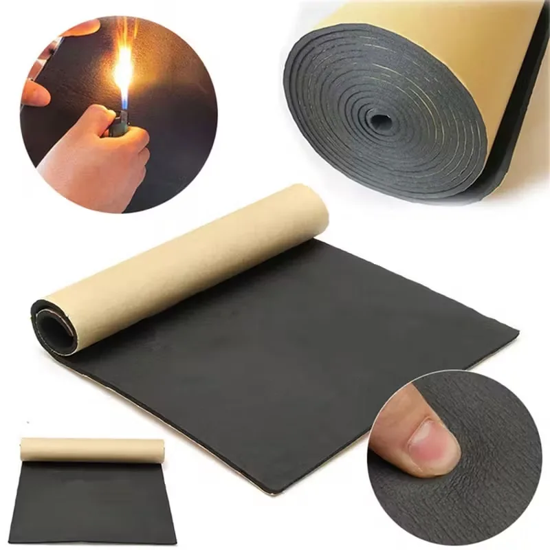 Araç Oto Kauçuk Esaslı 9mm 60cm x 100cm Kendinden Bantlı Yalıtım Malz.
