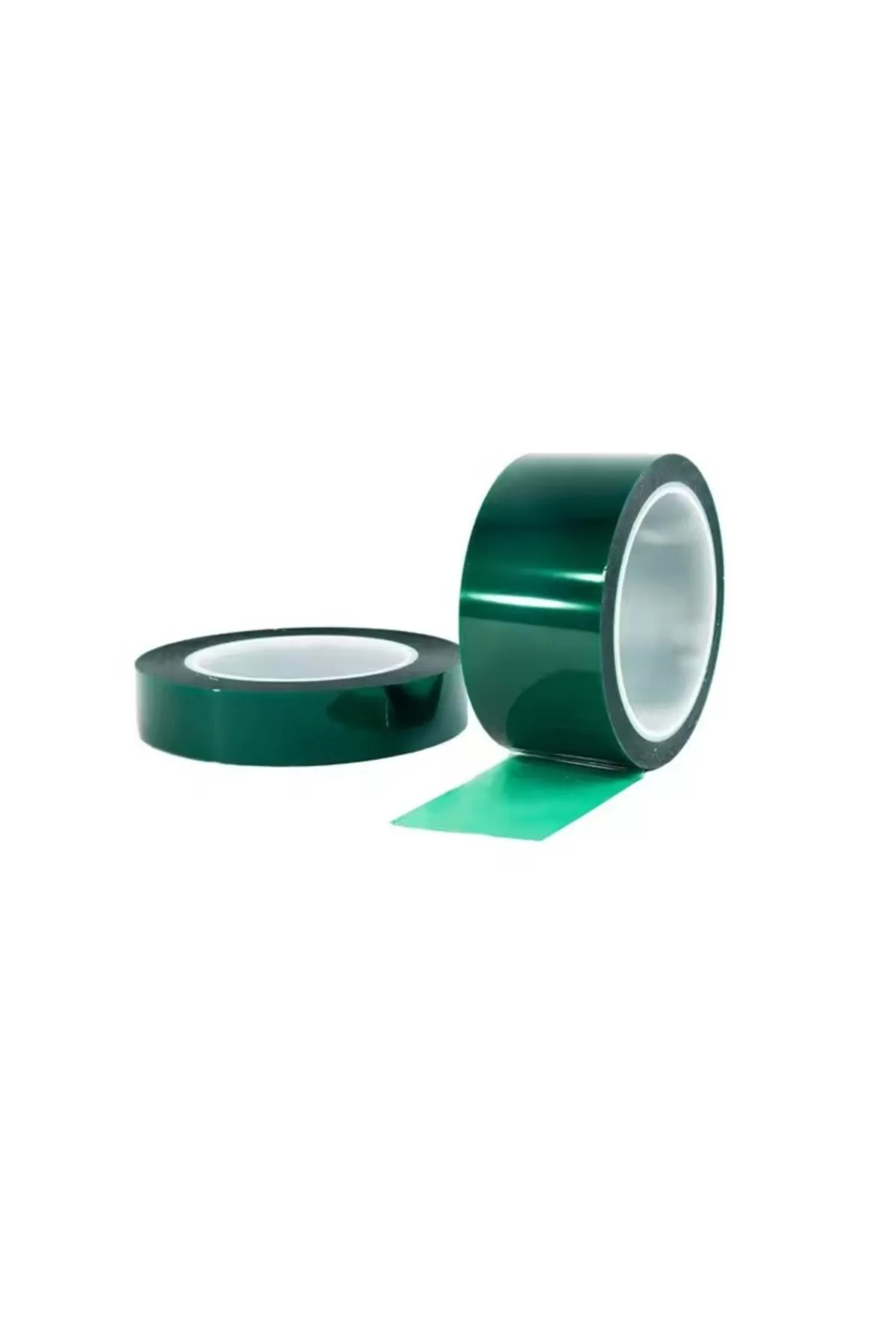 Yeşil Polyester Maskeleme Bandı 50mm x 66mt – 220°C Isıya Dayanıklı Boya ve Kataforez Bandı