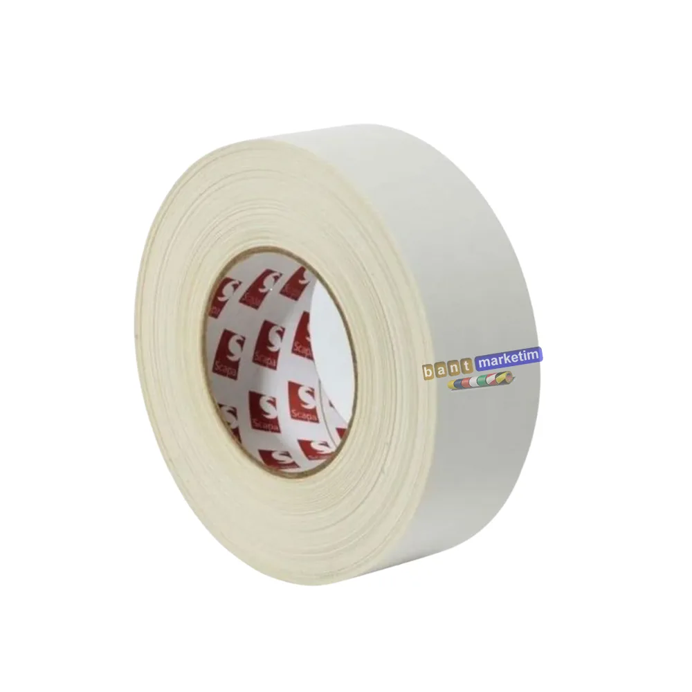 Scapa 3130 Mat Su Geçirmez Kumaş Kamera Bantı 50mmx50mt Beyaz