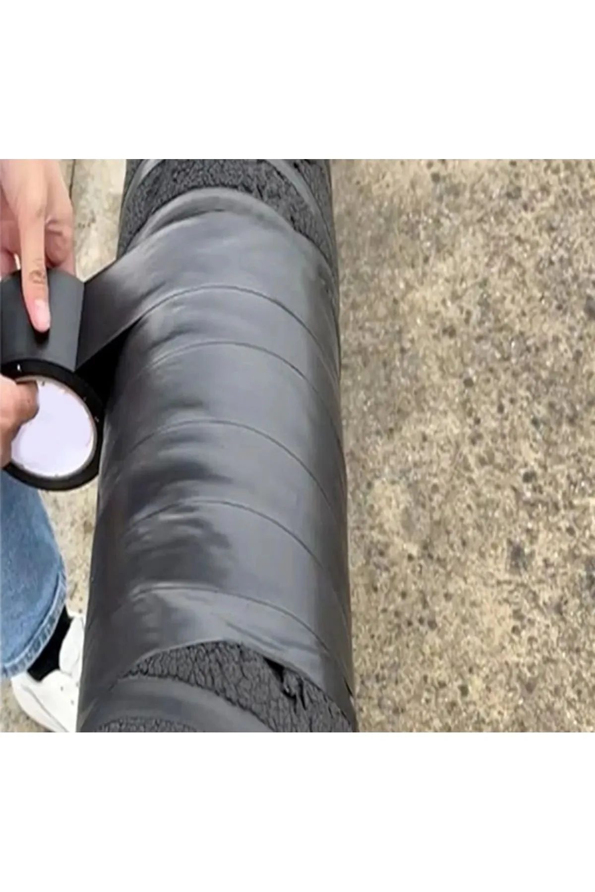 Siyah PVC İzolasyon Bandı 50mm x 25m 6'lı Paket Elektrik Yalıtım Bandı Güçlü Yapışkanlı İzole Bant