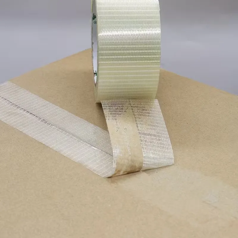 Enine Boyuna Lifli Filament Bant Cam Elyaf Takviyeli Ambalaj Bandı 50mm x 50m