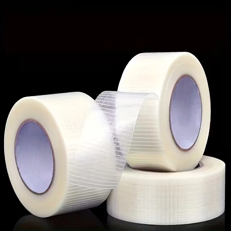 Enine Boyuna Lifli Filament Bant Cam Elyaf Takviyeli Ambalaj Bandı 50mm x 50m