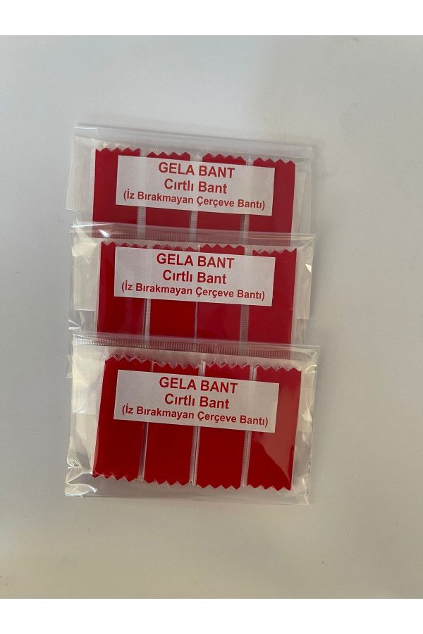 12 Ad. Cırt Bant Çerçeve Tablo Asma Bantı Cırt Bant Siyah