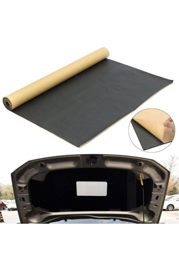 Araç Yapışkanlı Oto Karavan Ev Akustik Kauçuk Yalıtım 9mm 120cm*100cm