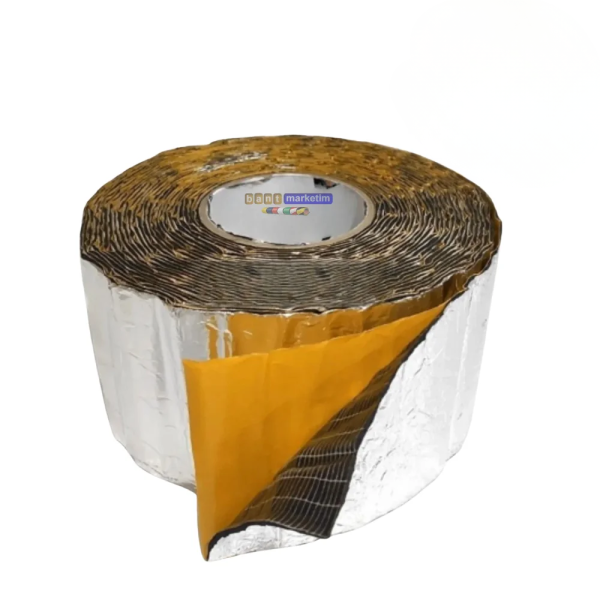 Oto Ses Yalıtımı 3mm Alüminyum Kaplı Kauçuk 10cm x 10mt
