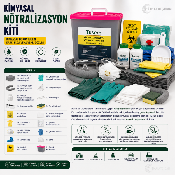 Kimyasal Döküntü Nötralizasyon Kiti