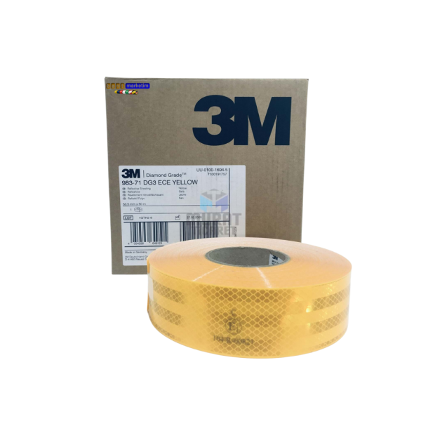 3M 983 Sarı Petekli Reflektif Şerit Bant 55 mm x 50 mt