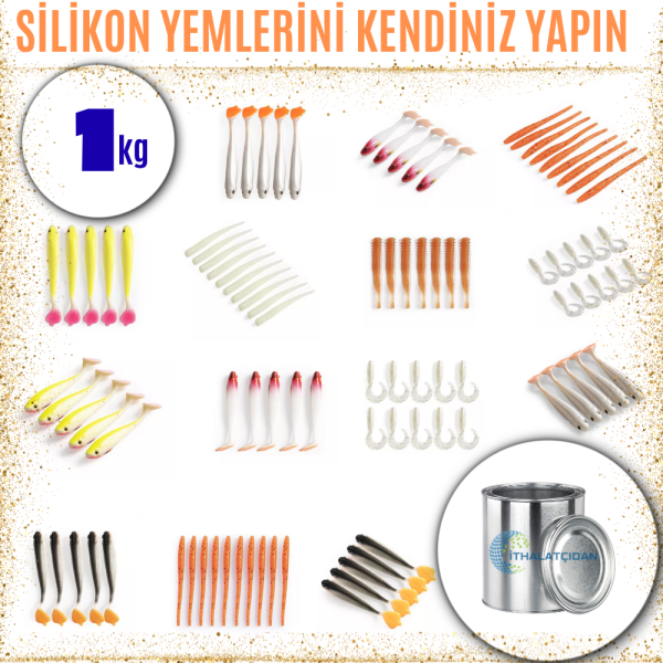 Silikon Balık Yemi Ham Maddesi (20 Shore) 1KG