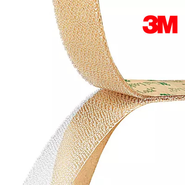 SJ4570 Şeffaf Cırt Dual Lock Yapışkanlı Cırt 1000 Kez Açılıp Kapanabilir 25mm x 25cm